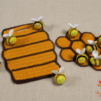 Jeu de morpion « Abeille »