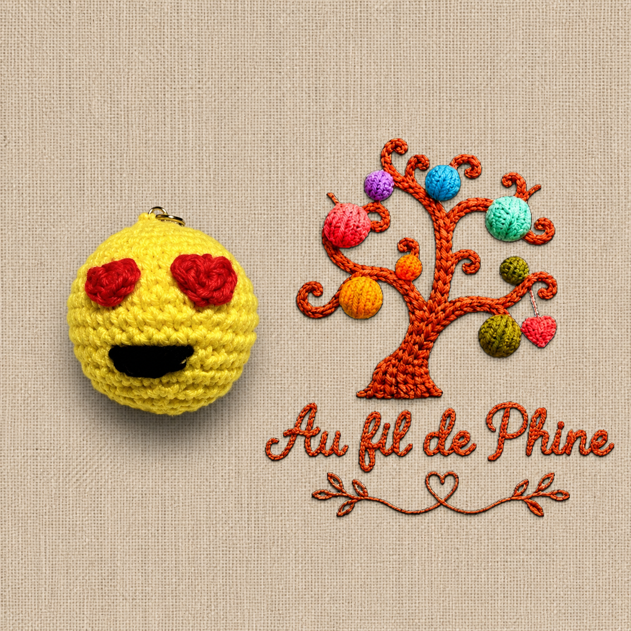 Porte clé smiley – Image 2