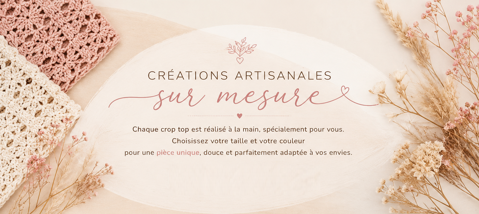 Bannière Crop Top sur mesure